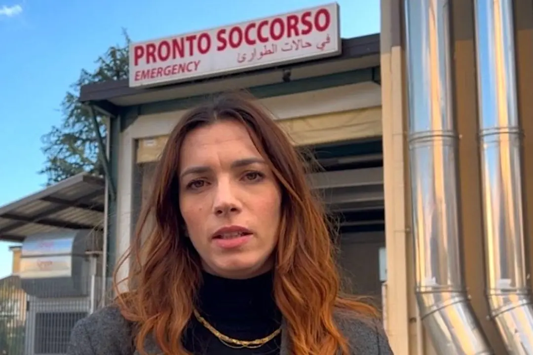 Vittoria Baldino dopo la visita ispettiva all\\'ospedale sangiovannese