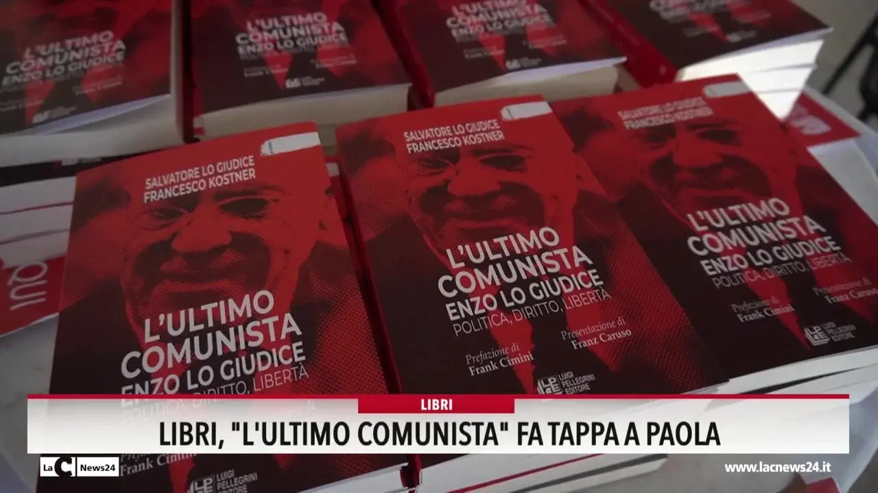 Libri, l'ultimo comunista fa tappa a Paola