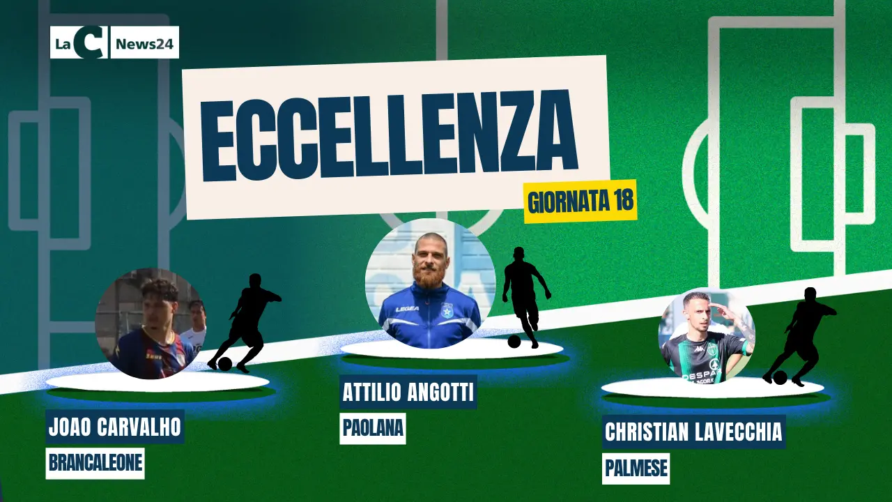 Eccellenza, Angotti disegna calcio e la Paolana vince. Sul podio dei migliori Carvalho del Brancaleone e Lavecchia che lancia la Palmese