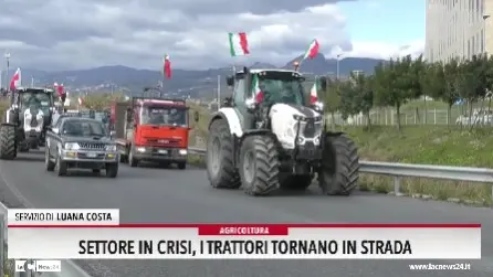 Settore in crisi, i trattori tornano in strada