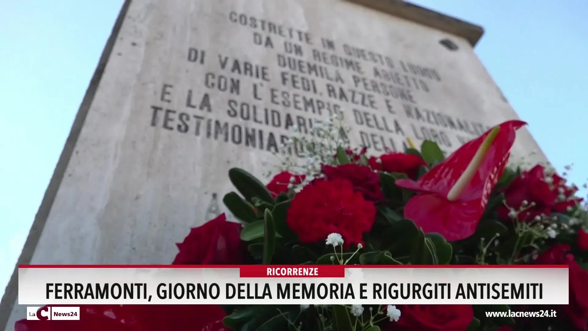 Ferramonti, giorno della memoria e rigurgiti antisemiti