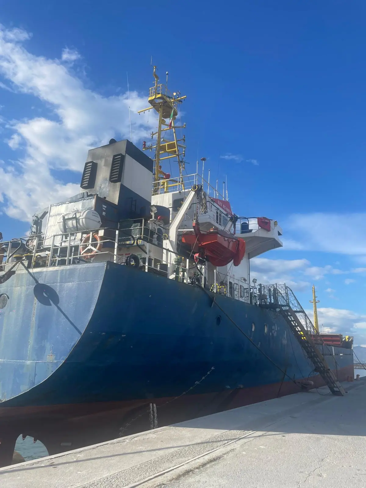 Mercantile a rischio sequestrato nel porto di Corigliano Rossano: sarà bandita dai porti europei\n