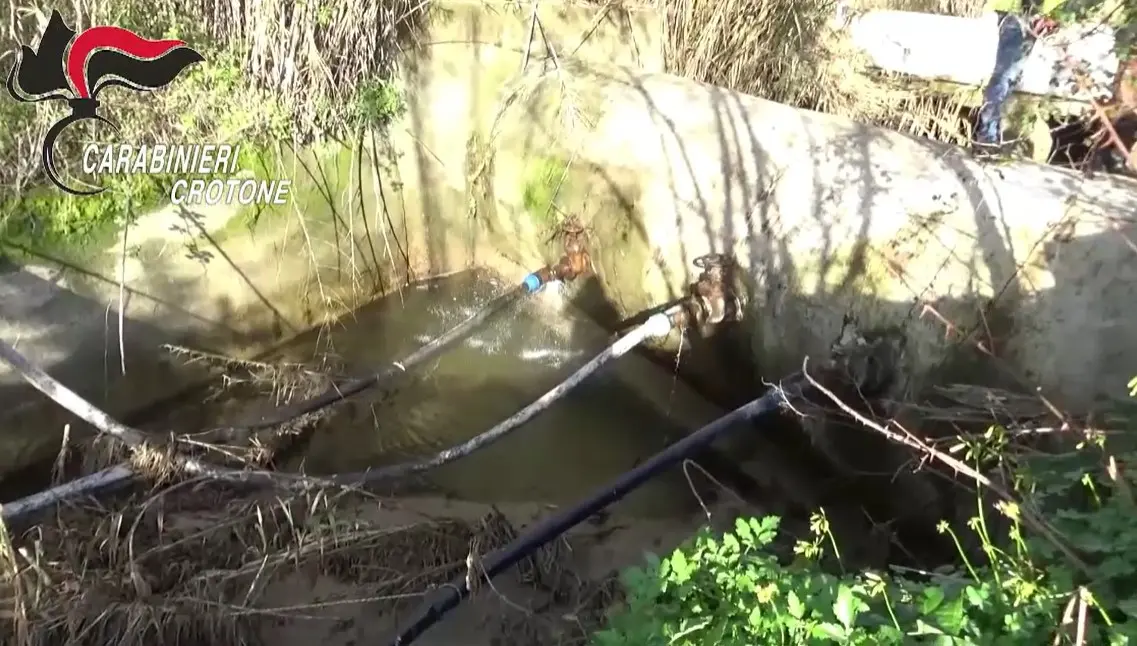 Furti d’acqua con allacci abusivi nella Valle del Neto, sette denunce\n