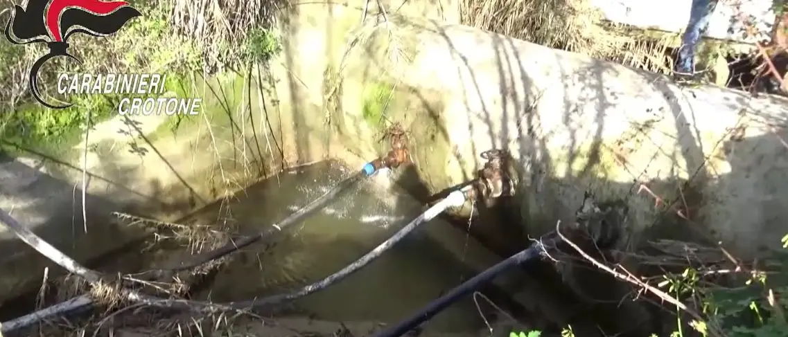 Furti d’acqua con allacci abusivi nella Valle del Neto, sette denunce\n