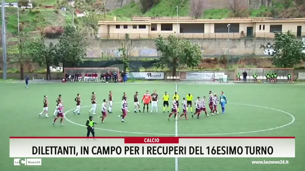 Dilettanti, in campo i recuperi del sedicesimo turno