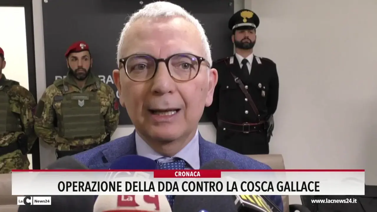 Operazione della Dda contro la cosca Gallace