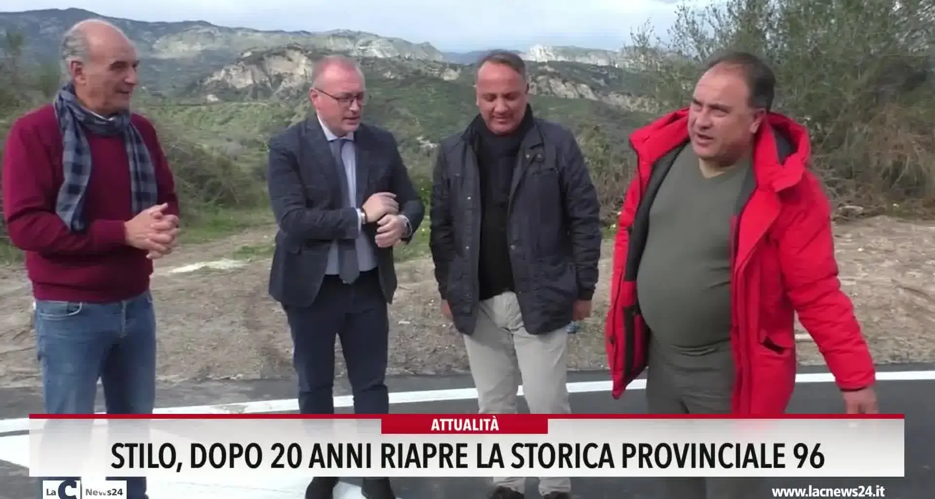 Stilo, dopo 20 anni riapre la storica provinciale 96