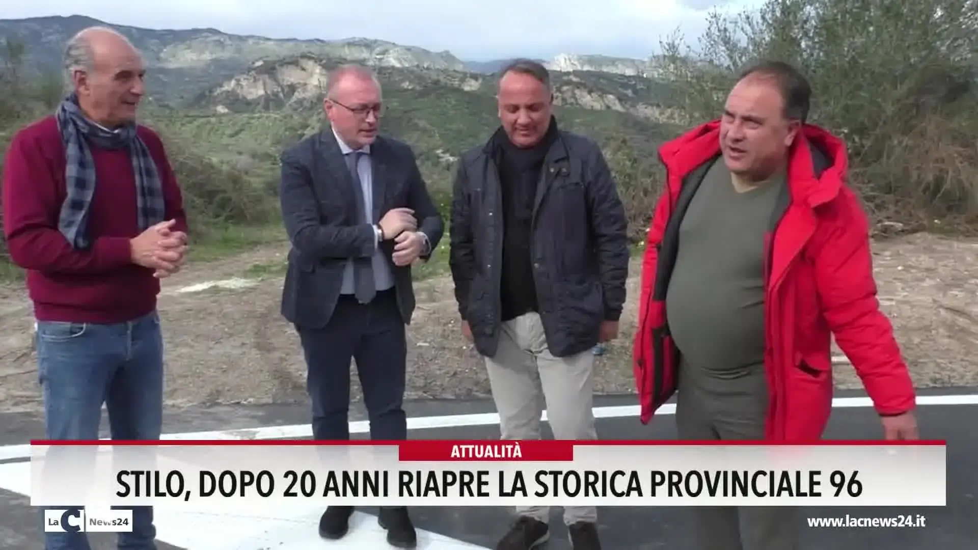 Stilo, dopo 20 anni riapre la storica provinciale 96