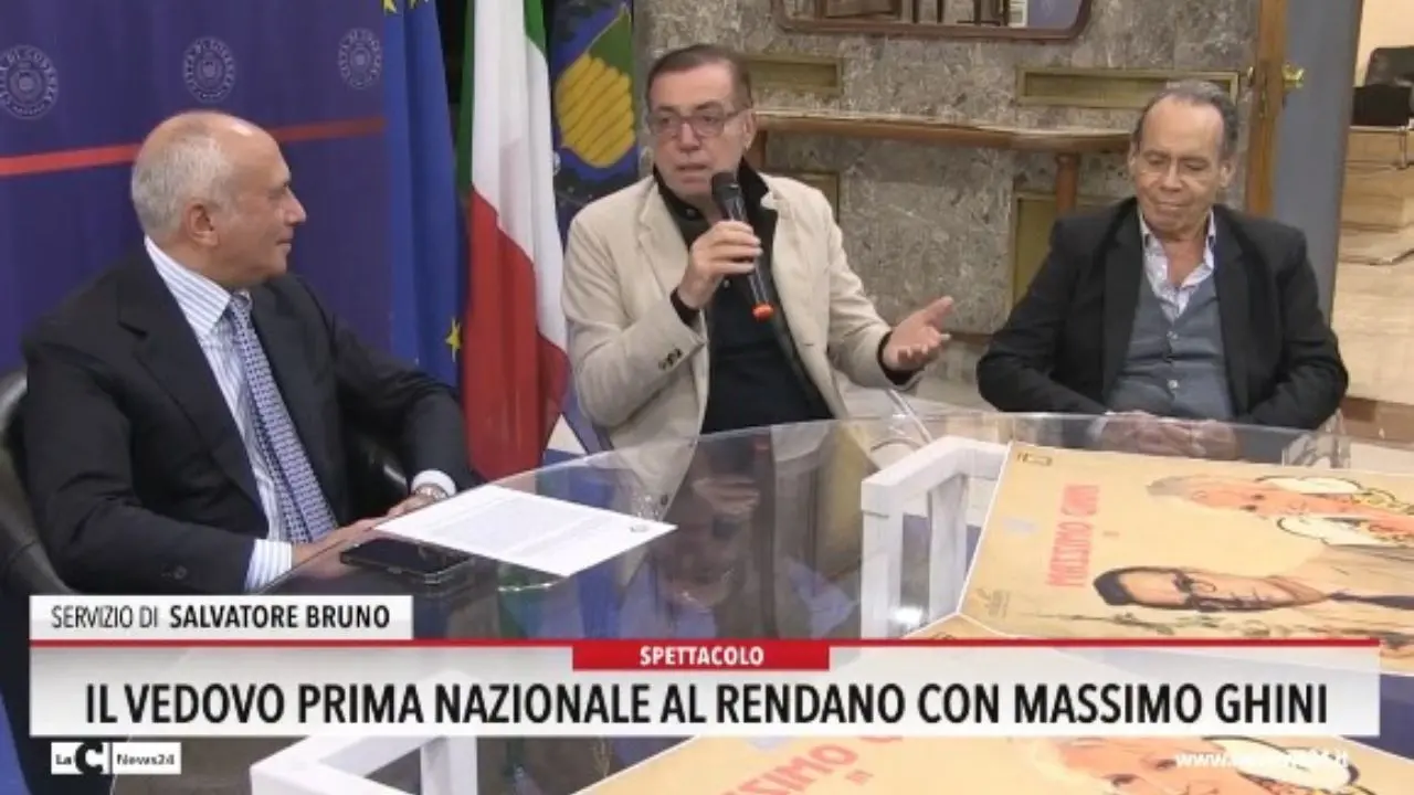 Il vedovo prima nazionale al Rendano con Massimo Ghini