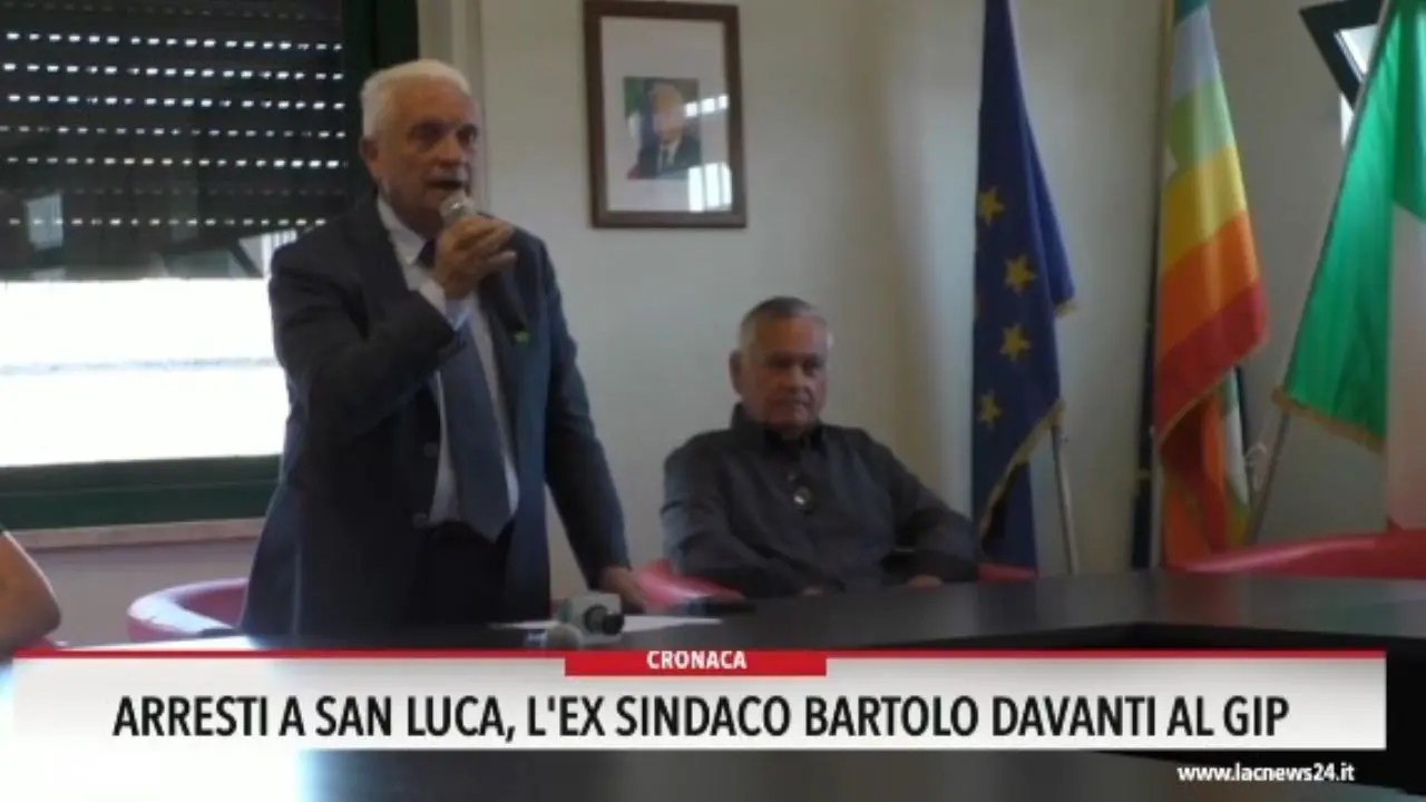 Arresti a San Luca, l'ex sindaco Bartolo davanti al gip