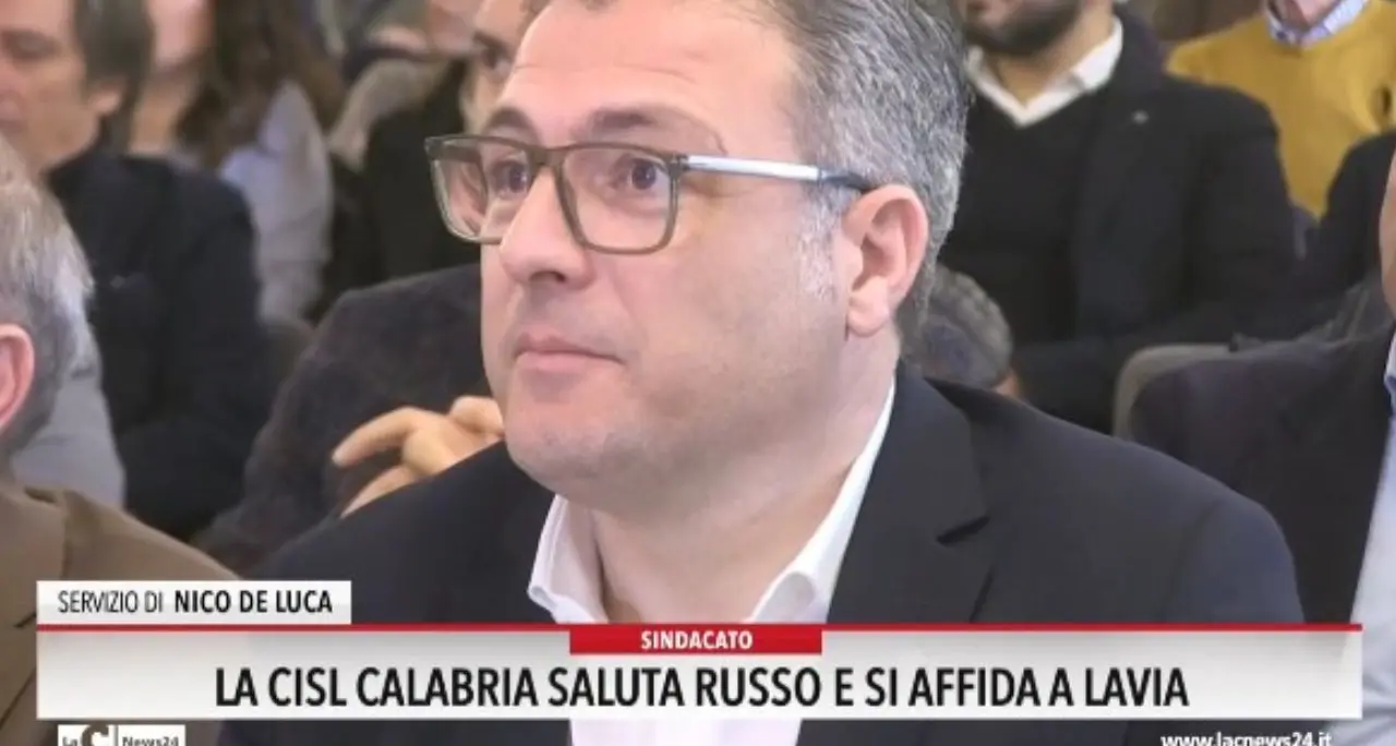 La Cisl Calabria saluta Russo e si affida a Lavia