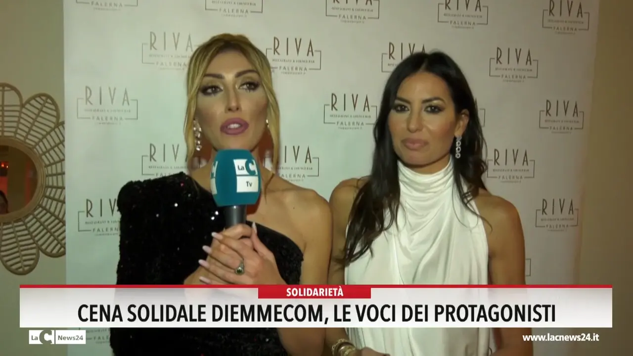 Cena solidale Diemmecom, le voci dei protagonisti