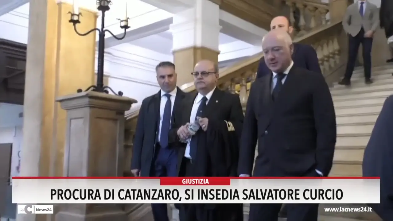 Procura di Catanzaro, si insedia Salvatore Curcio