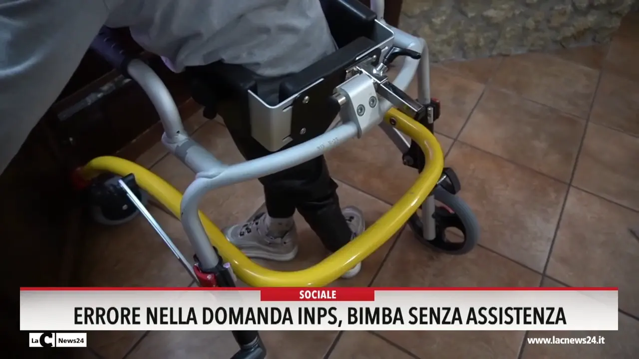 Errore nella domanda Inps, bimba senza assistenza