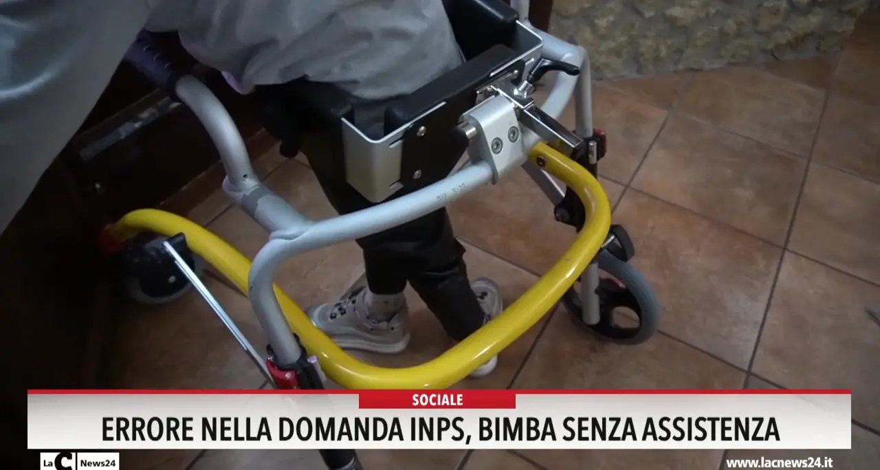 Errore nella domanda Inps, bimba senza assistenza