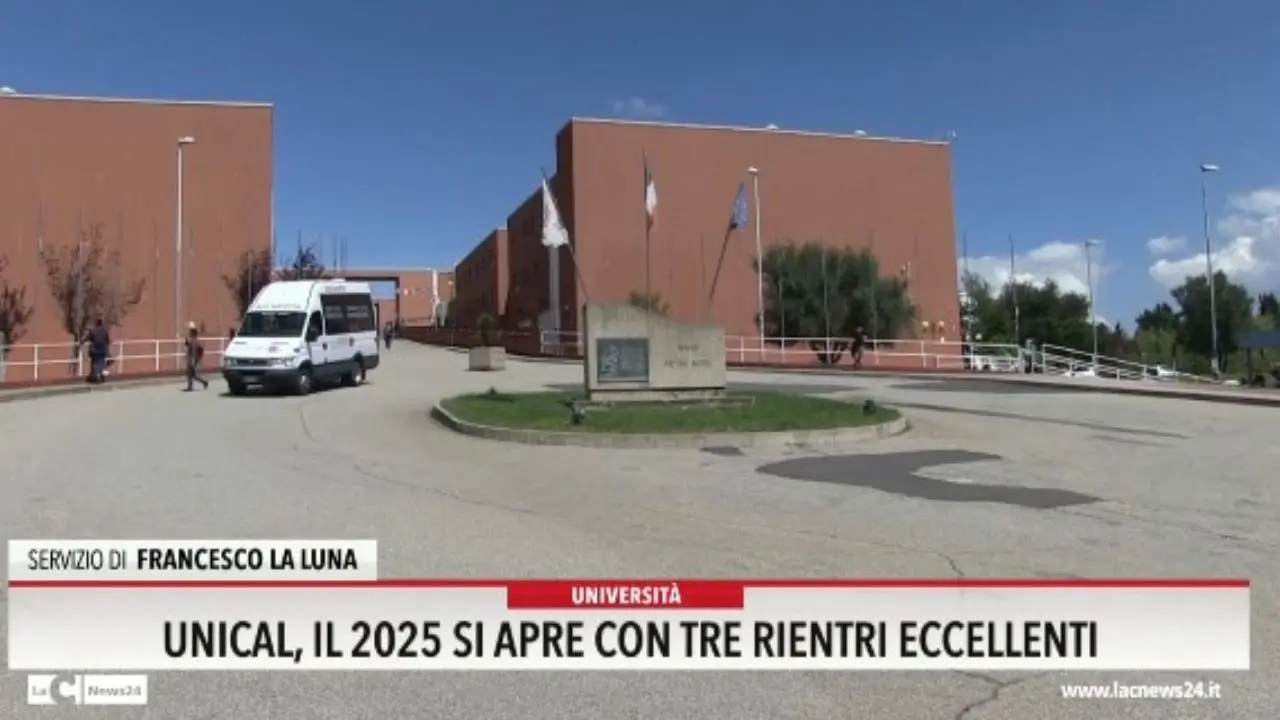 Unical, il 2025 si apre con tre rientri eccellenti