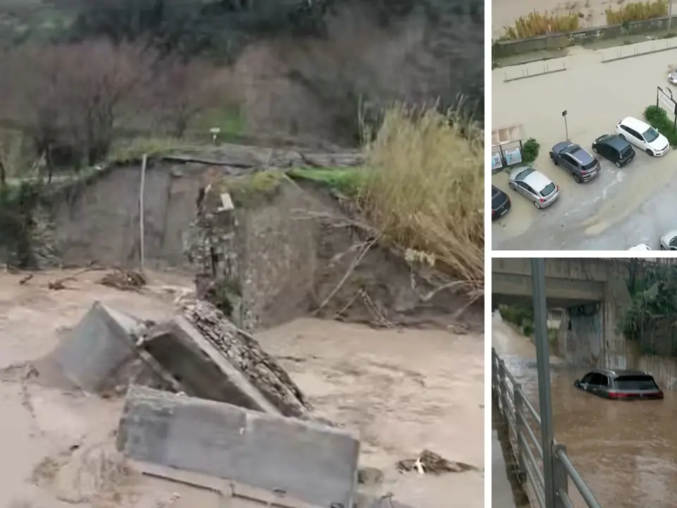 Allerta arancione, Calabria in ginocchio per la tempesta del weekend: il racconto di una domenica da incubo – VIDEO