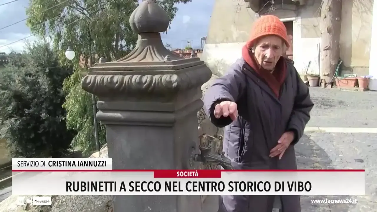 Rubinetti a secco nel centro storico di Vibo