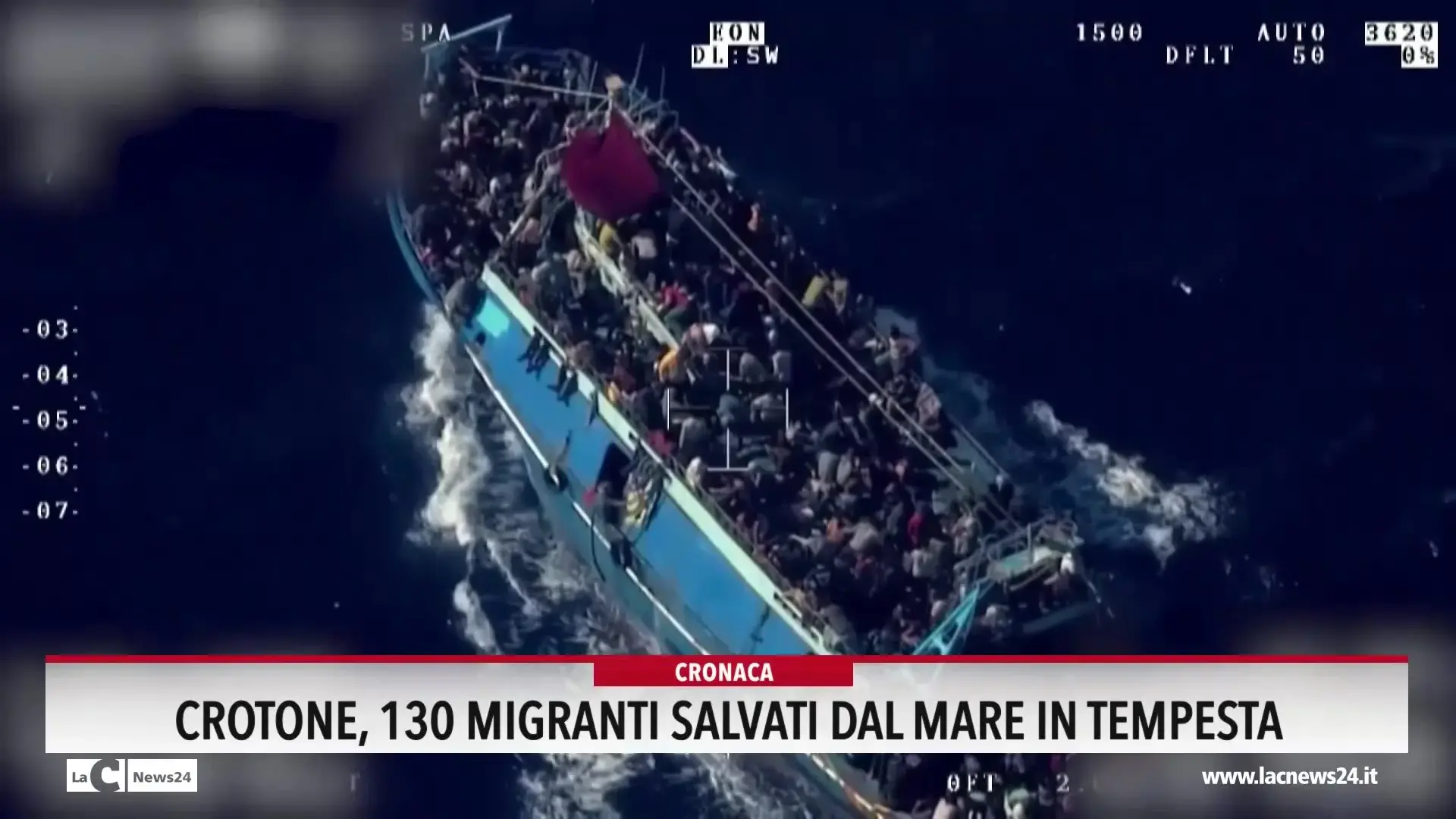 Crotone, 130 migranti salvati dal mare in tempesta