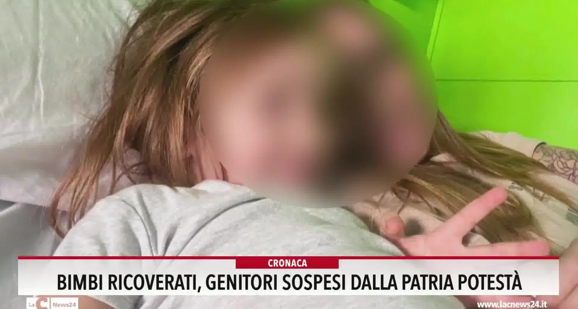 Bimbi ricoverati, genitori sospesi dalla patria potesta