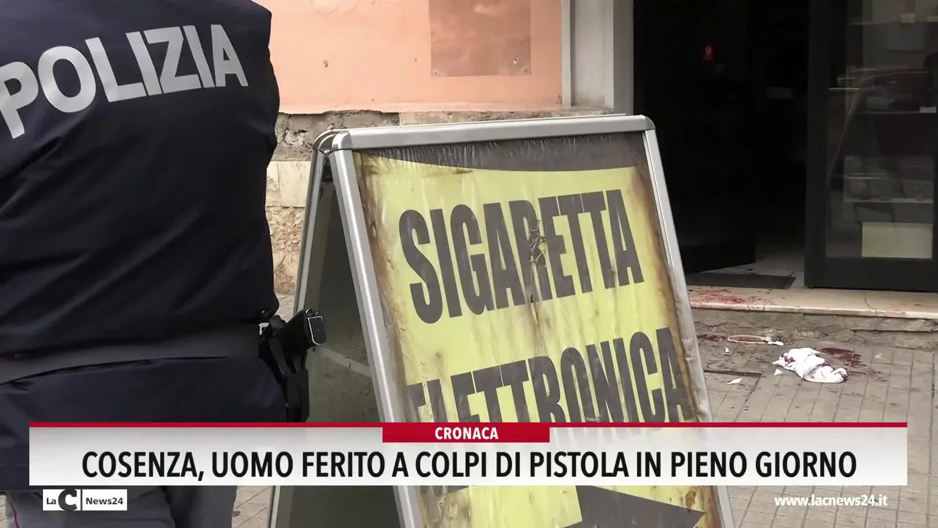 Cosenza, uomo ferito a colpi di pistola in pieno giorno