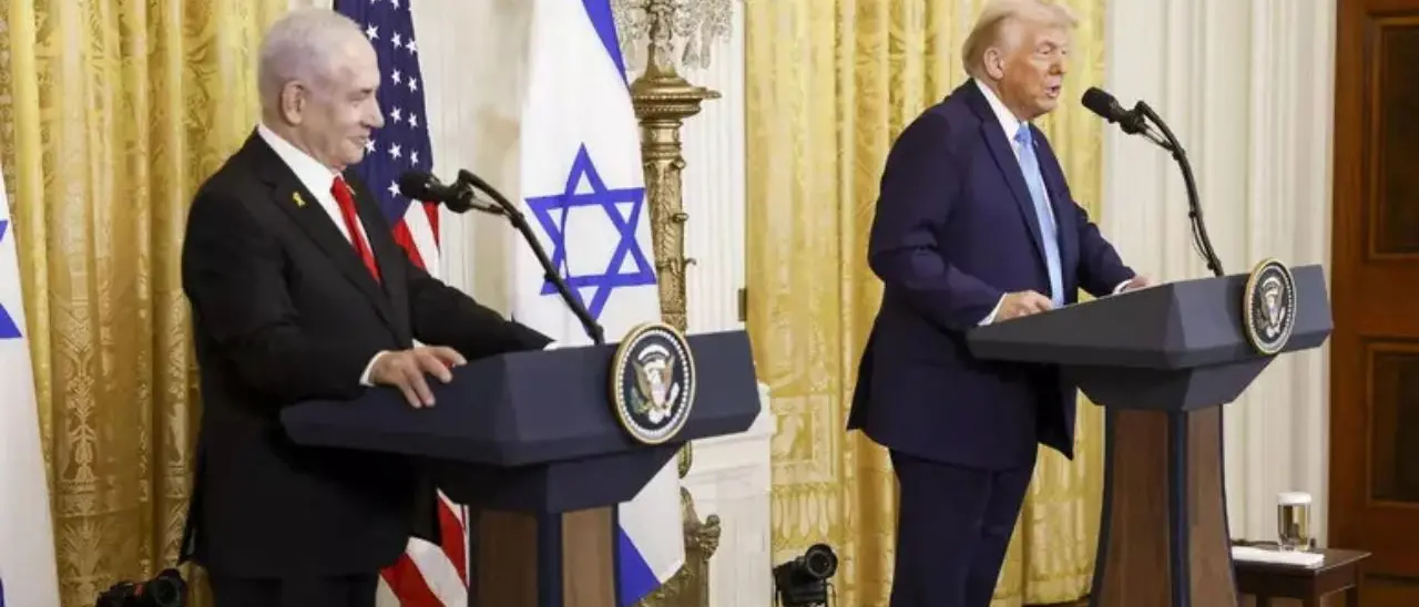 Trump a Netanyahu:\u00A0«Il controllo Usa di Gaza sarà a lungo termine, diventerà la “rivière”\u00A0del Medio Oriente»\n