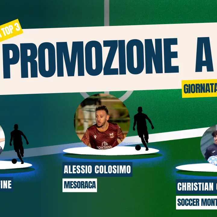 Top 3, rete d’autore e primo posto per Colosimo del Mesoraca. Bonafine segna e regala i 3 punti all’Altomonte RC. Sul podio anche Celestino (Soccer Montalto)