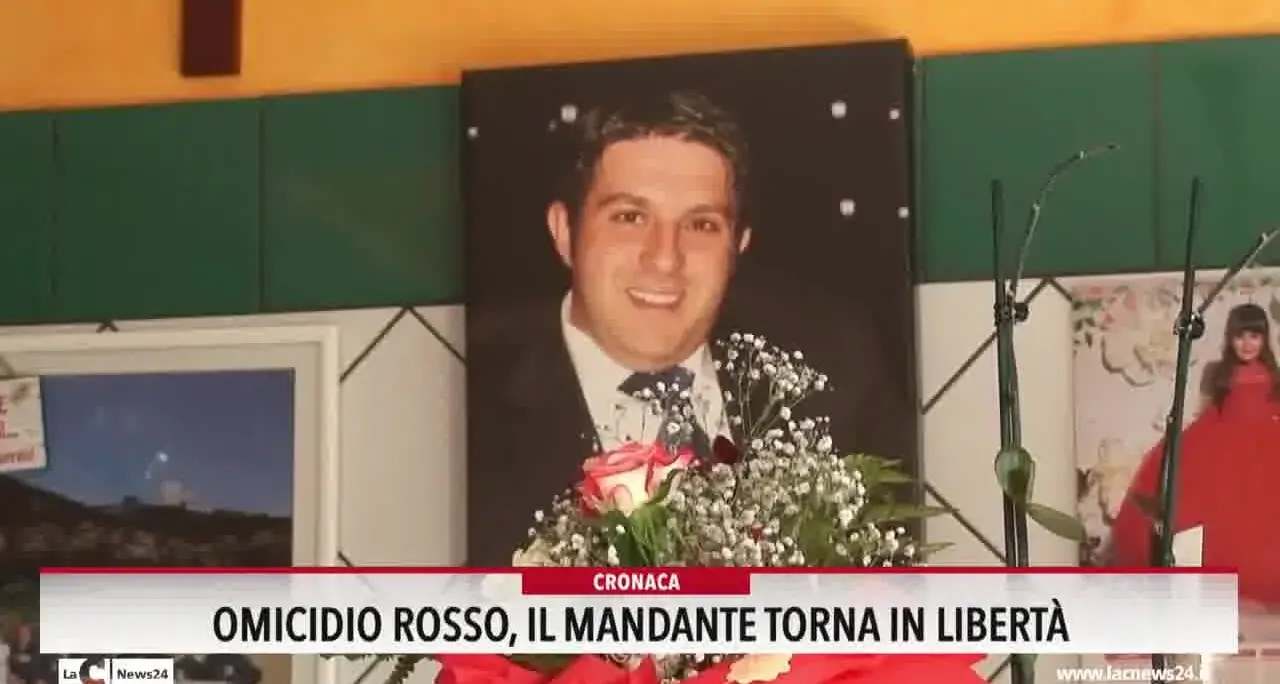 Omicidio Rosso, il mandante torna in libertà