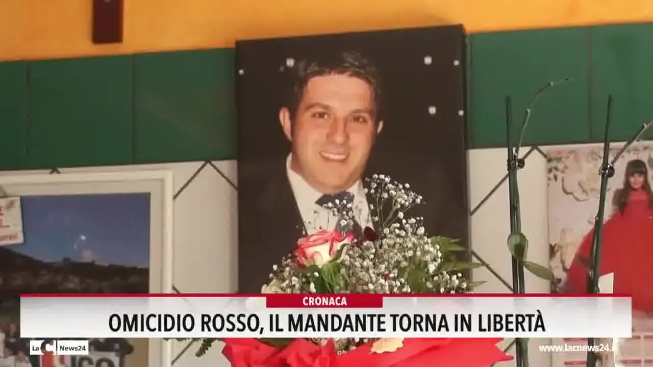 Omicidio Rosso, il mandante torna in libertà