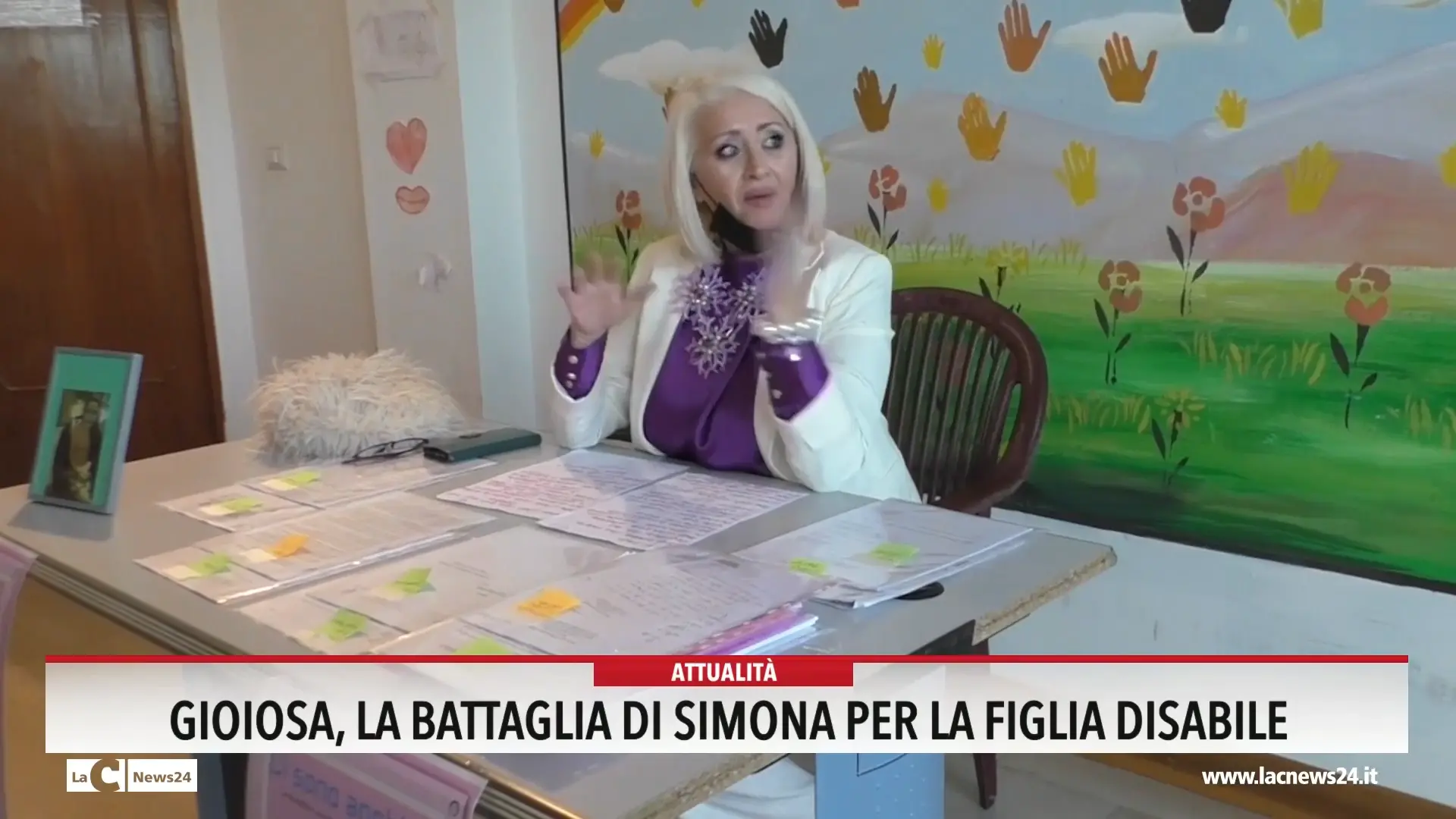 Gioiosa, la battaglia di Simona per la figlia disabile