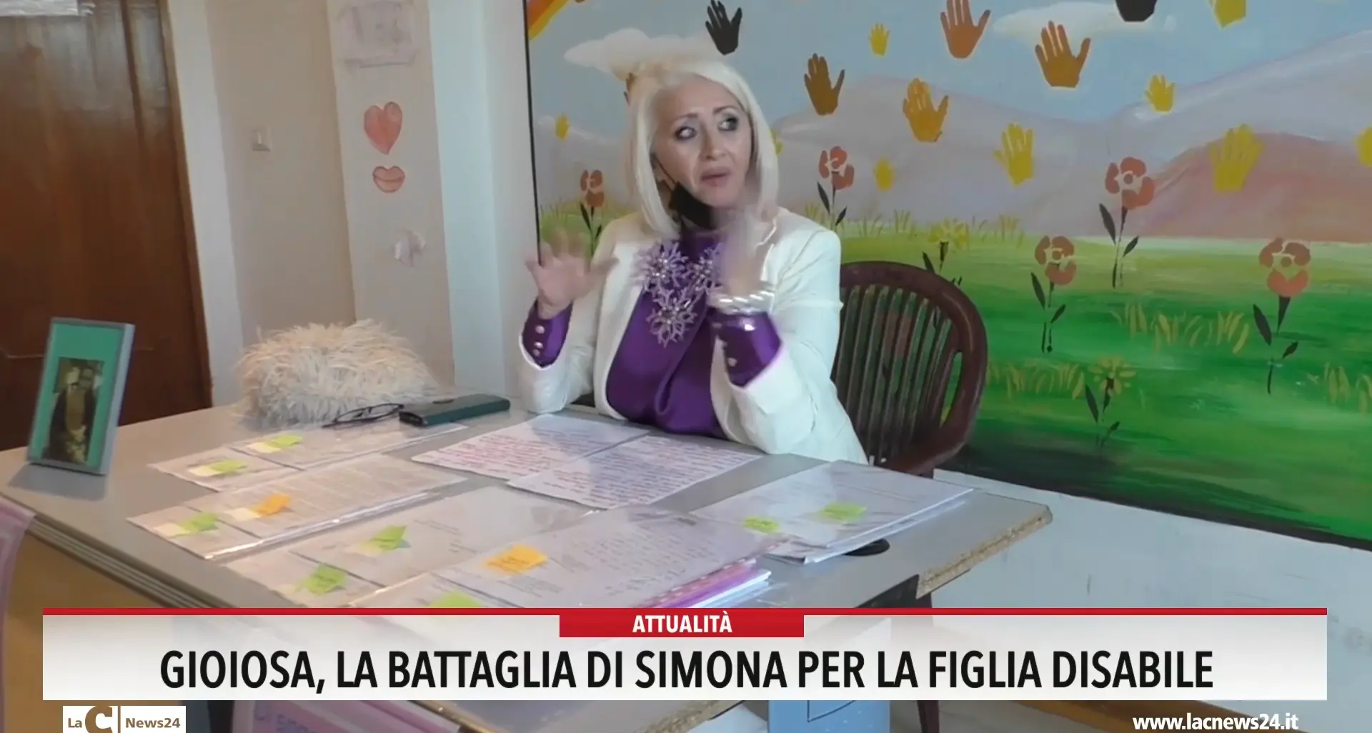 Gioiosa, la battaglia di Simona per la figlia disabile