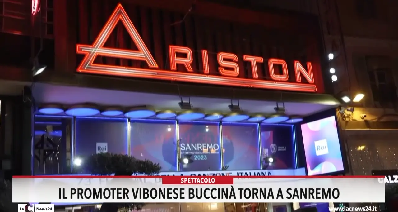 Il promoter vibonese Buccinà torna a Sanremo