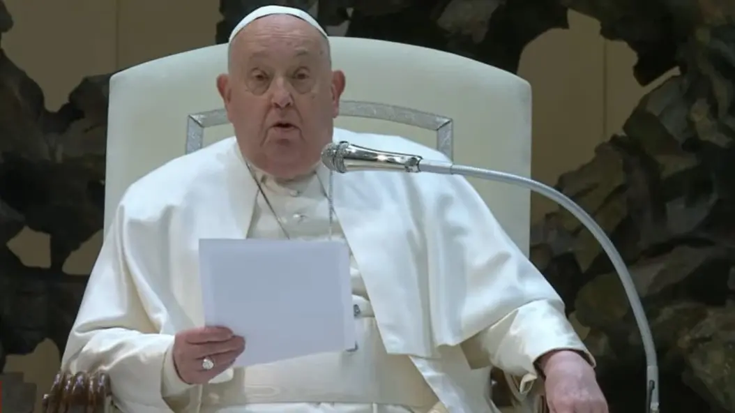 <p>Il papa durante l&#39;udienza di oggi</p>\\n