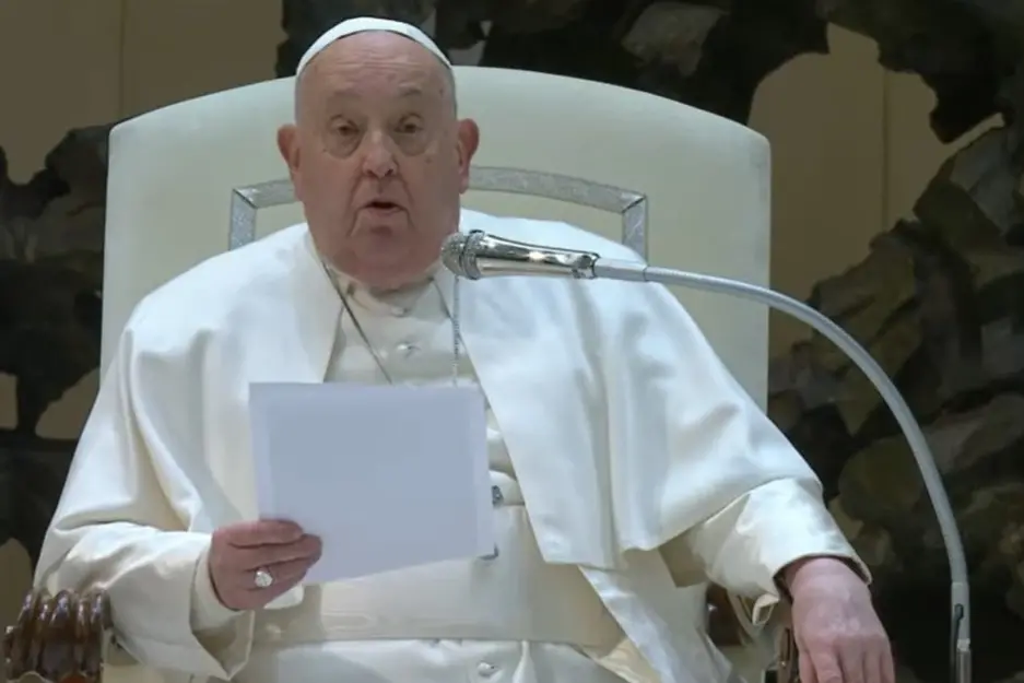 <p>Il papa durante l&#39;udienza di oggi</p>\\n