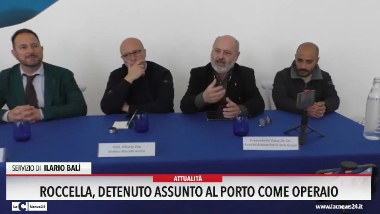 Roccella, detenuto assunto al porto come operaio