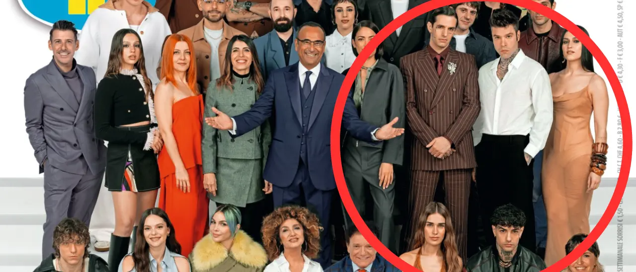 Sanremo, Fedez teletrasportato accanto a Achille Lauro: il fotomontaggio della discordia e il gossip che non muore mai