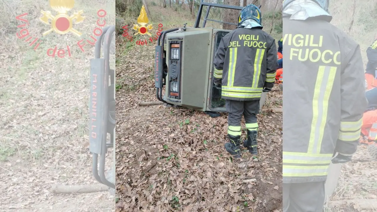 Incidente sul lavoro\u00A0a Cetraro, si ribalta con un mezzo agricolo: ferito un 49enne\u00A0\n