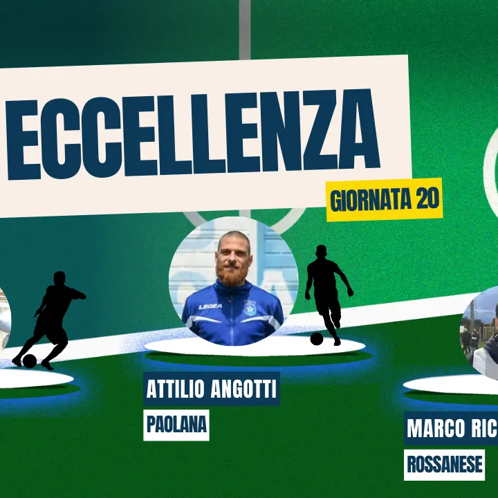 Eccellenza, Angotti fa volare la Paolana e si prende il primo posto della Top 3. Sul podio anche Marino (Palmese) e Riconosciuto (Rossanese)