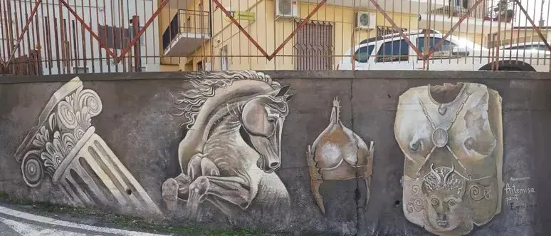 Marcellina si trasforma in un museo a cielo aperto: ecco i murales che raccontano l'antica Laos