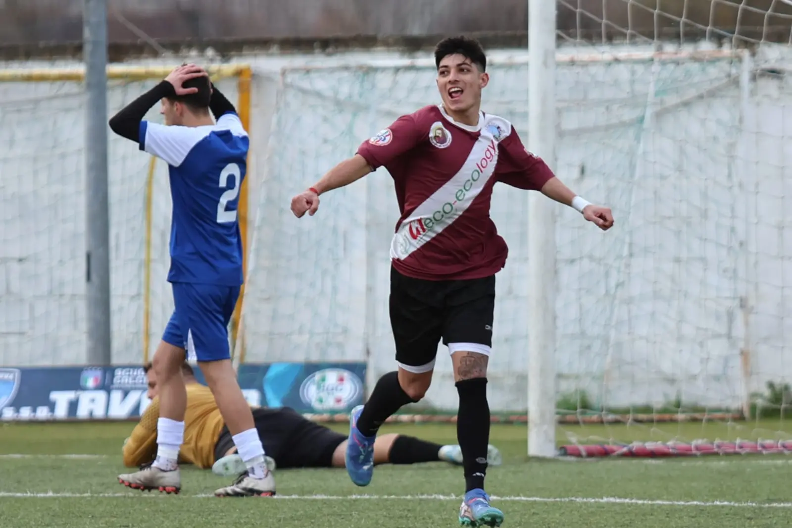 <p>L&#39;argentino Vico Santiago subito protagonista in Calabria (foto Polverazzi)</p>\\n