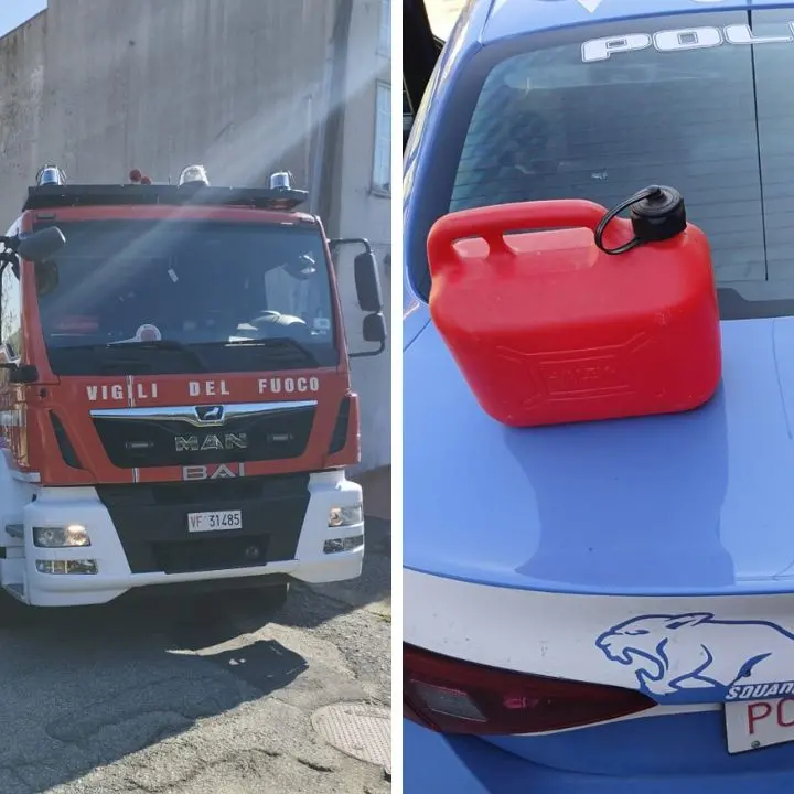 Catanzaro, minaccia di darsi fuoco durante uno sfratto: poliziotti salvano 68enne\n