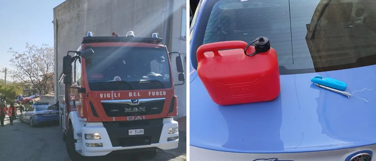 Catanzaro, minaccia di darsi fuoco durante uno sfratto: poliziotti salvano 68enne\n