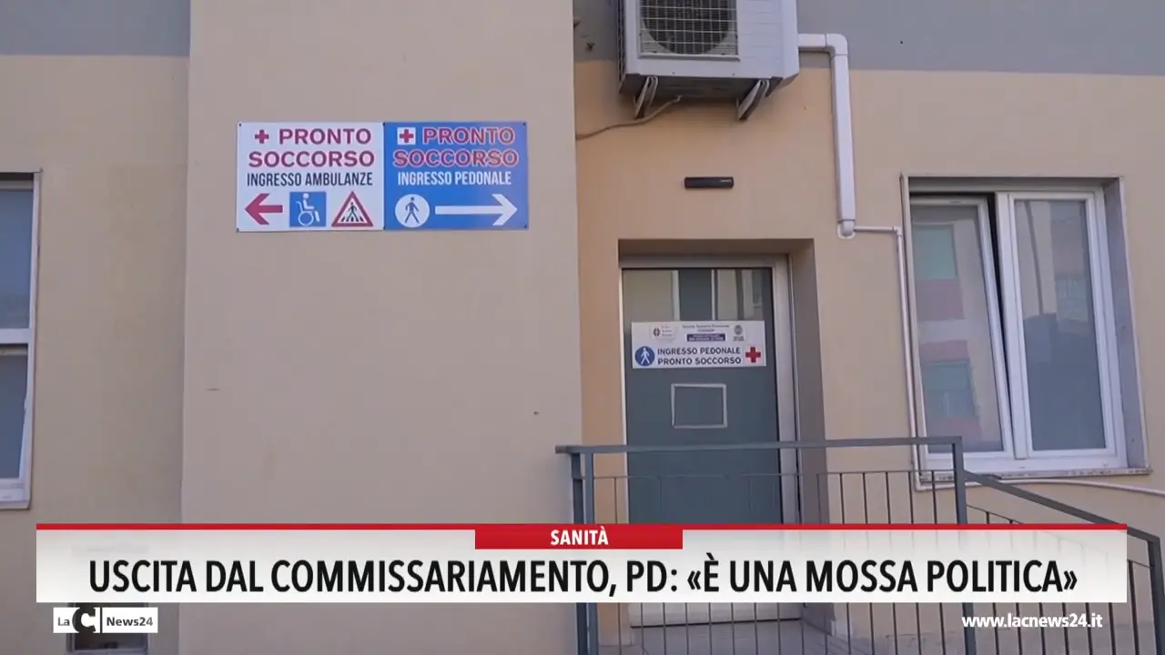 Uscita dal commissariamento, Pd: «È una mossa politica»