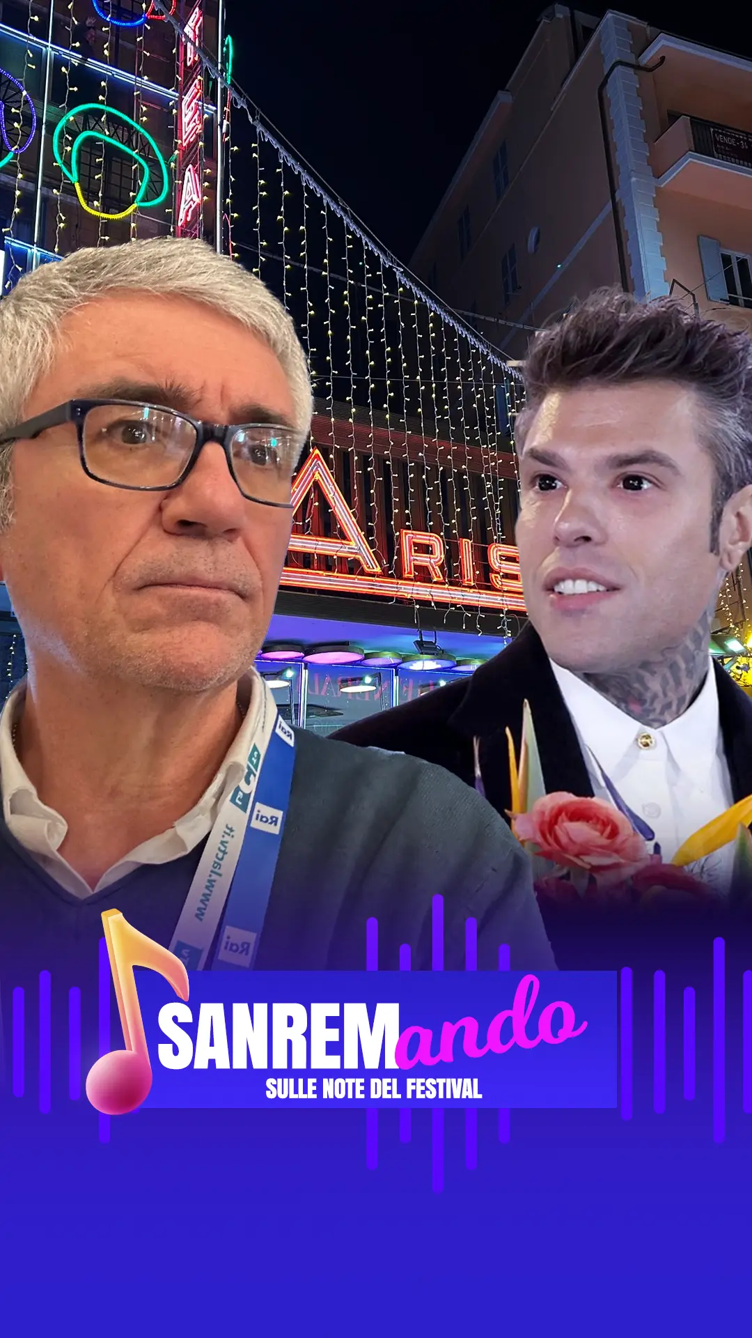 Sanremando - Gli occhi di Fedez e la sala stampa che si riempie