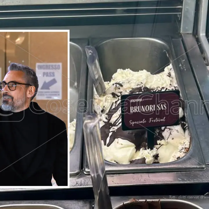 Brunori Sas sa di fiordilatte con cioccolato fondente: a Sanremo il gelato dedicato al cantautore calabrese