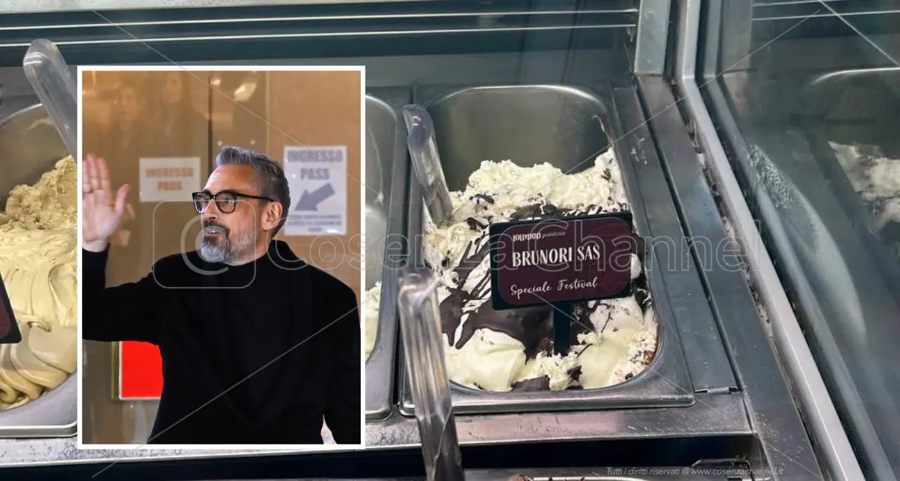 Brunori Sas sa di fiordilatte con cioccolato fondente: a Sanremo il gelato dedicato al cantautore calabrese