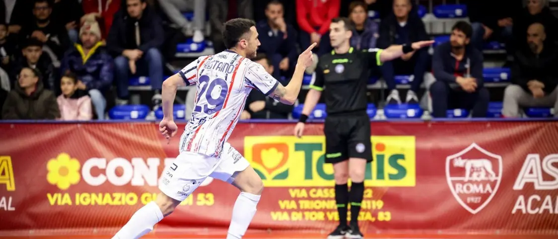 Calcio a 5, una Pirossigeno spuntata cade malamente al PalaOlgiata: a Roma termina 6-1 per i padroni di casa\n