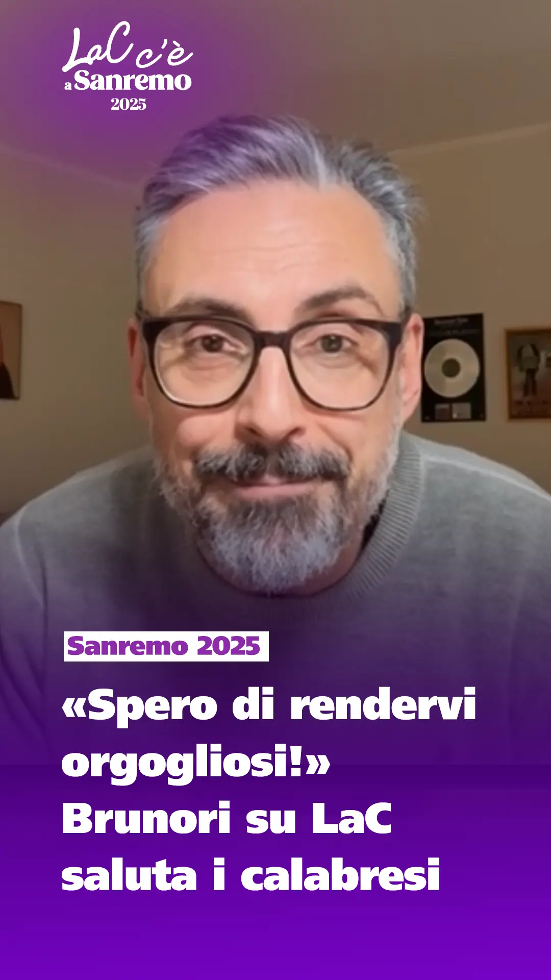 \"Grazie a tutti!\": il messaggio di Brunori ai calabresi su LaC