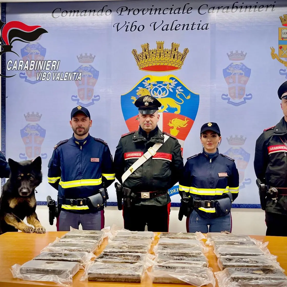 Vibo Valentia, 41enne romano beccato con 22 kg di cocaina in auto: arrestato