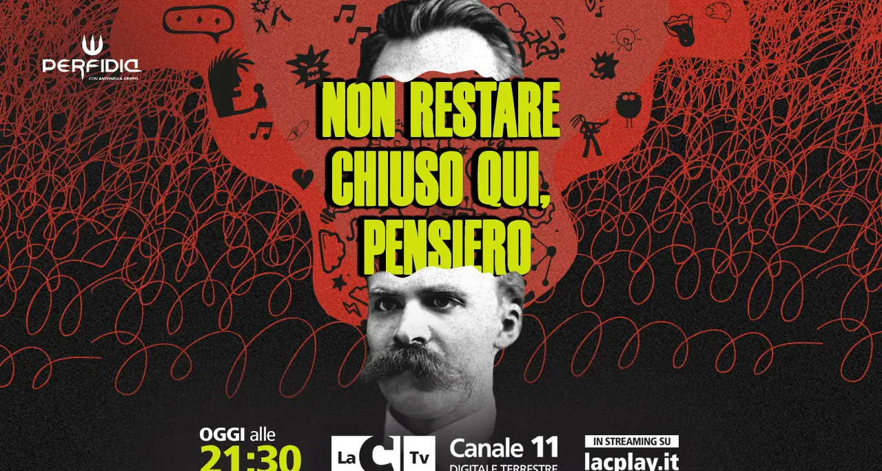 Non restare chiuso qui, Pensiero: Perfidia cerca un senso tra le parole disconnesse della politica\n